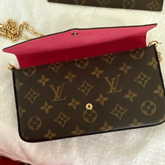 LOUIS VUITTON Felicie limited edition 3pc crossbody bag pochette - Picture 6 of 8